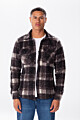 Front Pockets Long Sleeves Checked Shirt